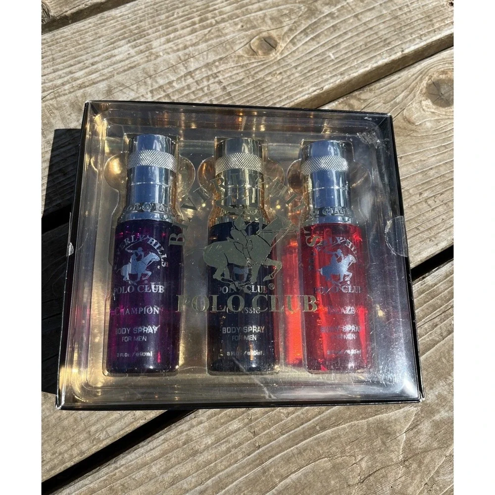 Beverly Hills Polo Club Classic Natural Body Spray 3 Pack Body Spray For men